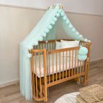 Pamuka Bebek Beşik Cibinlik Baby Green