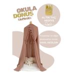 Pamuka Tül Cibinlik Deluxe Pinkish Brown