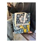 pamukcanta William Morris Kanvas Bez Çanta Yıkanabilir Metal Çıtçıtlı 35x38cm (KÜÇÜK BOY)