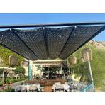 Pamukkale Branda Kamuflaj Örtü Ağ Ithal Kumaş Gölgelik Dekoratif Antrasit Renk File 3 M x 10 M - 3M X 10M