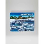 PAMUKKALE Temalı Kabartma PVC Magnet Buzdolabı Süsü (KOD:971) 90cm x 70cm