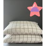 Pamuklu 2 Adet Fermuarlı 50x70 Cm Yastık Kılıfı