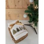 Pamuklu 2'Li 45X70 Cm Premium Nakışlı Tasarım Havlu & Havlu Seti Baveno