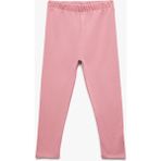 Pamuklu Beli Lastikli Basic Tayt - Pembe - 18 - 24 Ay