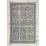 Pamuklu Bukle Lüks Kilim (50x80)-Spiral Gri