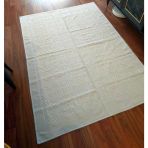 Pamuklu Bukle Lüks Kilim (80X125)-Spiral Krem
