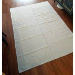 Pamuklu Bukle Lüks Kilim (80X150)-Spiral Krem