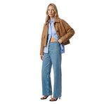 Pamuklu Cepli Normal Bel Culotte Pantolon - Culotte Jeans