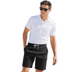 Pamuklu Erkek Casual Şort 2 İplik Yan Cepli Bağcıklı Regular Fit Kalıp Boru Paça Gri Günlük Bermuda (Siyah, S)