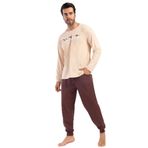 Pamuklu Erkek Uzun Kol Pijama Takım, 405299