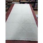 Pamuklu Hafif Defolu Bukle Lüks Kilim, Yolluk (80X300)-Krem