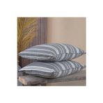 Pamuklu İpliği Boyalı Yıkamalı Kapaklı Yastık Kılıfı | 2’li Set | 50x70 cm | Çift İğne Detaylı