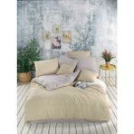 Pamuklu Kahve Dream Nevresim Takımı | Çift Kişilik - 200 x 220 cm - Açık Kahverengi
