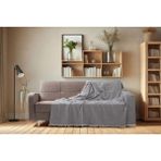 Pamuklu Kaymaz Koltuk Çekyat Örtüsü&koltuk Şalı 170X210 - Antrasit - 170 x 210 cm