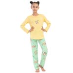 Pamuklu Kız Çocuk Uzun Kol Pijama Takım(1-2/7-8), 405232