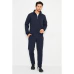 Pamuklu Kumaş Erkek Eşofman Takımı FM19102 - 2XL - Lacivert
