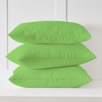 Pamuklu Kumaştan Fermuarlı Yastık Kılıfı (2 Adet) 50 x 70 cm - Yeşil