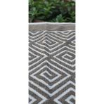 Pamuklu Organik Kilim Yıkanabilir (Kalın Ürün Bukle) - 40 x 60 cm - Kahverengi