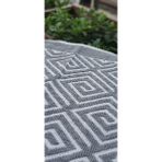 Pamuklu Organik Kilim Yıkanabilir (Kalın Ürün Bukle) - 80 x 125 cm - Gri