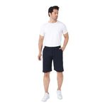 Pamuklu Örme Slim Fit Erkek Şort (Lacivert, XL)