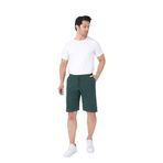 Pamuklu Örme Slim Fit Erkek Şort (Yeşil, L)