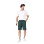 Pamuklu Örme Slim Fit Erkek Şort (Yeşil, M)
