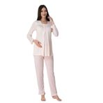 Pamuklu Pembe Hamile Lohusa Emzirme Özellikli Pijama Takımı Effort, 2XL, B9072EF-19804IGP27192659