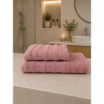 Pamuklu Saç Havlusu 50X90 Ve Banyo Havlusu 90X150 Yumuşak Dokulu Emici Saç Ve Banyo Havlusu