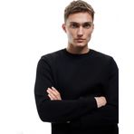 Pamuklu Uzun Kollu Şardonlu Bisiklet Yaka Erkek Basic Sweatshirt