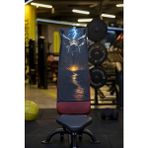 Pamuklu Yeni Nesil Fitness Spor Havlusu - Dijital Baskılı - Hızlı Kuruyan Mikrofiber | Dark Angel - Siyah