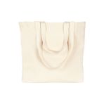 Pamusan Kanvas Plaj Çantası Iç Cepli Örgü Kulp - 48x41x10 Cm