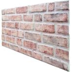 Pan Dekor 5 Adet (2,5m2) Tuğla Desenli 3 Boyutlu Renkli Strafor Köpük Duvar Kaplama Paneli (BR-554)