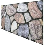 Pan Dekor 5 Adet (2,5m2) x Kayrak Taş Görünümlü 3 Boyutlu Renkli Strafor Köpük Duvar Kaplama Paneli (KY-801)