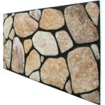 Pan Dekor 5 Adet (2,5m2) x Kayrak Taş Görünümlü 3 Boyutlu Renkli Strafor Köpük Duvar Kaplama Paneli (KY-802)