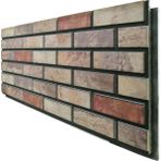 Pan Dekor 5 Adet (3m2) x Tuğla Strafor Dış Cephe Duvar Paneli (DCT-504) - 120 x 50 - Bej - Tekli