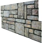 Pan Dekor 5 Adet(2,5m2) x Karma Taş Desenli 3 Boyutlu Renkli Strafor Köpük Duvar Kaplama Paneli (KR-318)