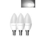 Panasonic 4,9W (40W) Led Mum Ampul Beyaz 6500K - E14 3 Adet Avize Lambası