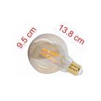 PANASONIC 7W Sıcak Sarı Filament Ampul | 2000K Retro Görünüm, Düşük Enerji Tüketimi