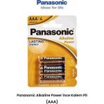 Panasonic Alkaline Aaa-lr03 1,5v 4 Adet İnce Kalem Pil Aaa