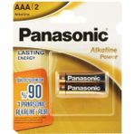 Panasonic Alkalinli Ince Pil Aaa/2 2 Li (LR03APB/12BP) - Altın