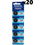 Panasonic CR2032 3V Lityum Blister Düğme Pil 5 x 20'li