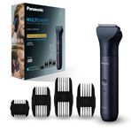 Panasonic ER-CKL3-A301 MULTISHAPE [modüler vücut bakım sistemi] saç kesme seti, ana cihaz ve saç kesme başlığı, 15 uzunluk ayarı, 4 tarak başlığı, lityum iyon pil, siyah