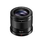 Panasonic H-HS043E LUMIX G objektif 42,5 mm/F1.7 ASPH; optik görüntü sabitleyici; siyah