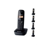 Panasonic KX-TG1611 5 Ahizeli DECT Telsiz Telefon Seti | 5'Li Kablosuz Ev & Ofis Telefonu