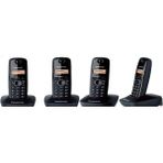 Panasonic KX-TG1614 4 Ahizeli Telsiz Telefon - Beyaz