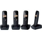 Panasonic KX-TG1614 Quad 4 Ahizeli Kablosuz Telsiz Telefon