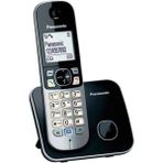 Panasonic KX-TG6811 Dect Gri Telsiz Telefon - Siyah