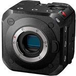 Panasonic LUMIX DC-BGH1 4K Boks Kamera (Micro Four Thirds, 10,2 MP, Canlı Yayın, Film Üretimi, Dronlarla Kullanılabilir) Siyah