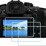 Panasonic LUMIX GH6 DSLR Kamera (aksesuarlar için) için Ekran Koruyucu, HUIPUXIANG [3 Paket] 0,3 mm 9H Sertlik Temperli Cam Flim