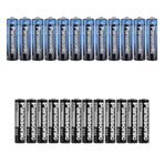 Panasonic R6BE/4PS Manganez AA 12'li Kalem Pil + R03UE/2S AAA 12'li İnce Kalem Pil